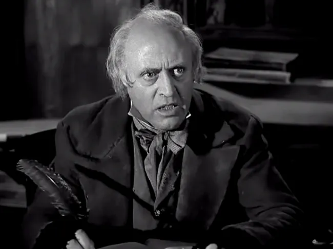Alastair Sim as Ebenezer Scrooge (1951)